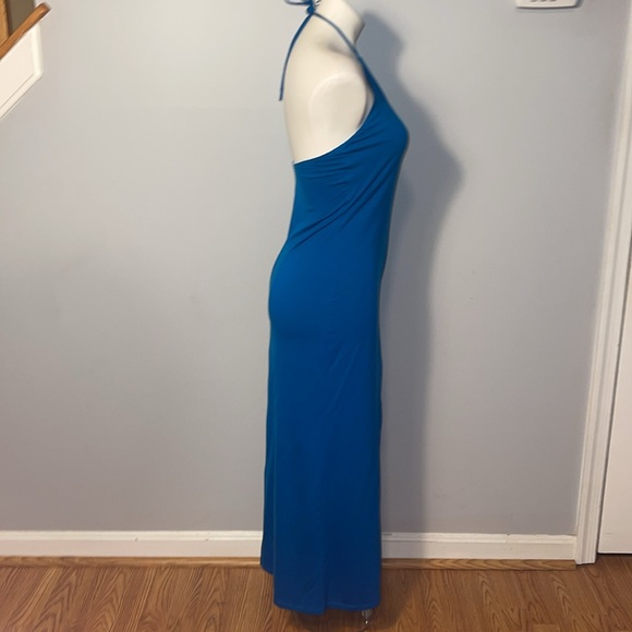 Reformation ladies turquoise Stetson Knit Dress. Medium. - Picture 5 of 9